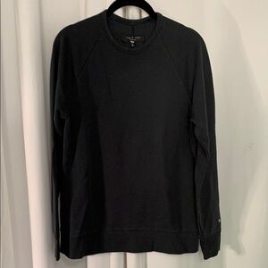 Rag & Bone Black Crewneck Sweater